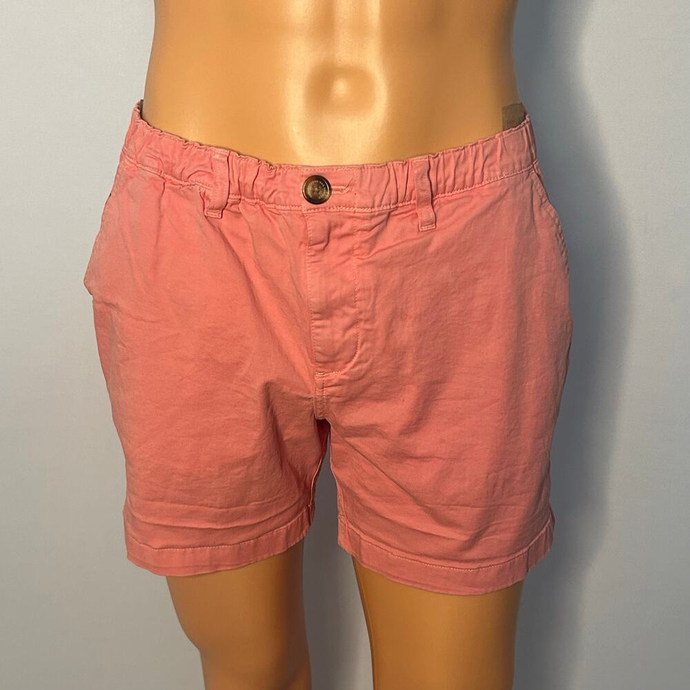 Chubbies Originals Men’s Small Coral Pink Stretch Chino Shorts 5.5” Inseam